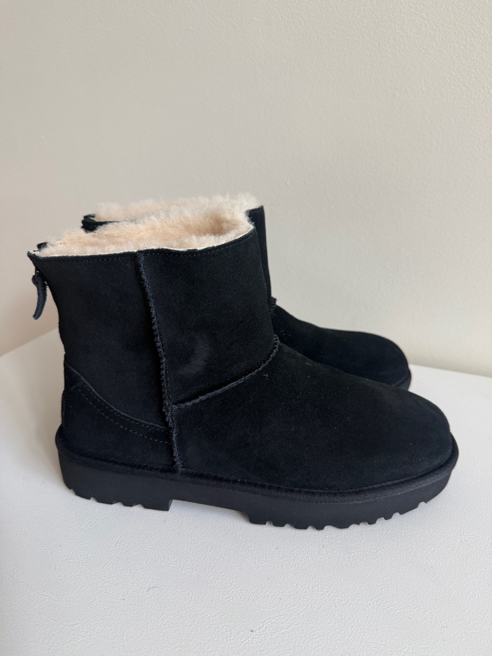 UGG Black Ankle Boots Size 9